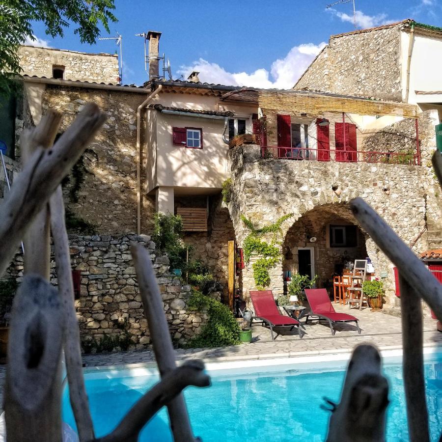 La Dolce Vita - Studio Dans Propriete Avec Piscine Montpeyroux  Εξωτερικό φωτογραφία
